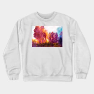 Watercolor landscape Crewneck Sweatshirt